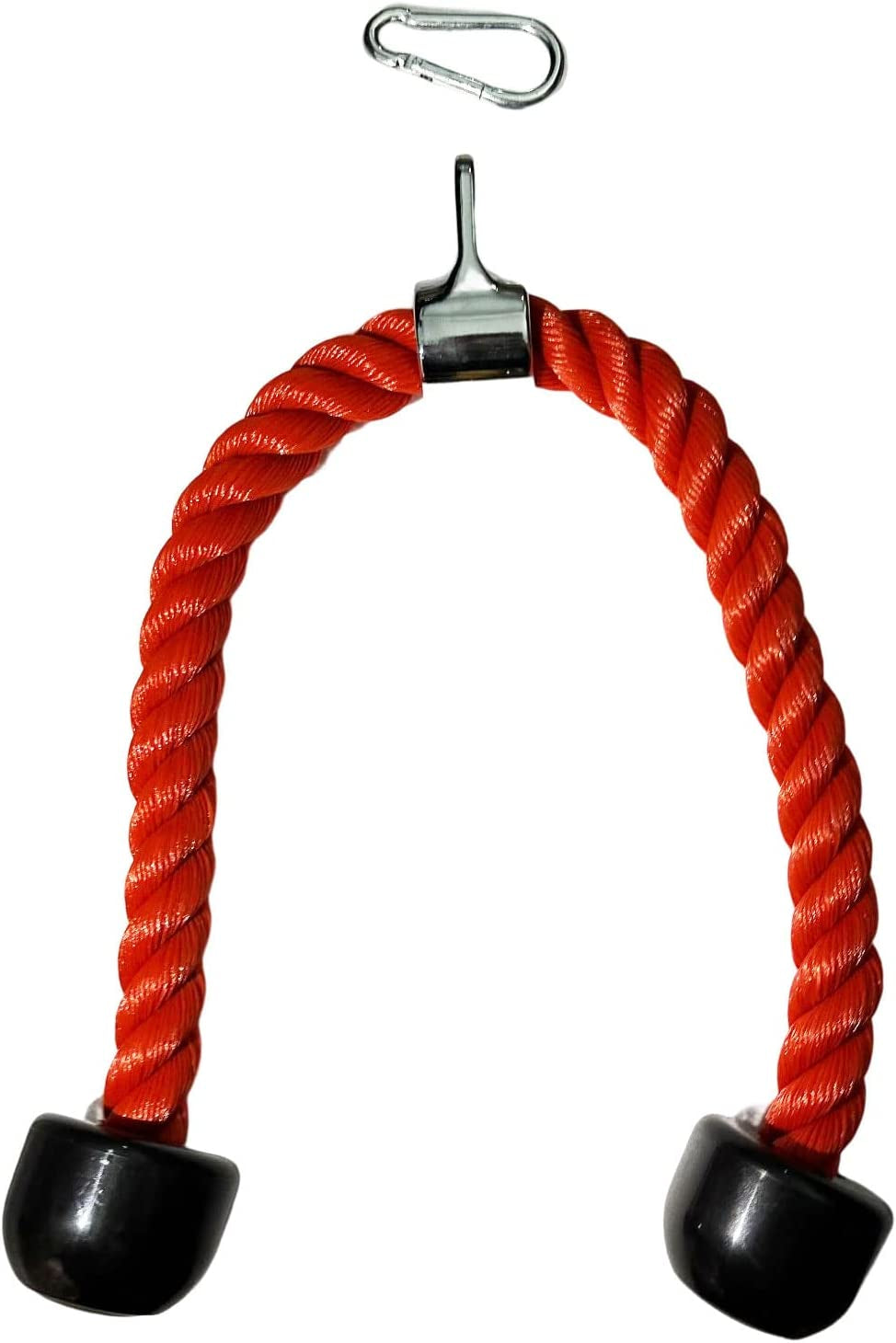 Yuhqc Heavy Tricep Rope Cable Attachments Cable Machine Accessories for Home Gym, Nylon Tricep Rope for Cable Machine Attachments, Pulley System Attachment, LAT Pull down Attachment Weight Fitness