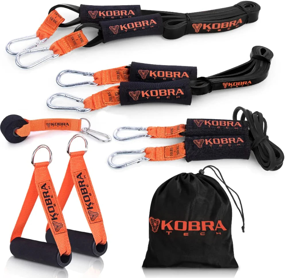The Ultimate Premium Full-Workout Resistance Bands Set | Exercise Bands Kit and Pull up Bands for Home Workout | for Full Body Workouts with Handles & Bar – “Bring the Gym Home for Men & Woman