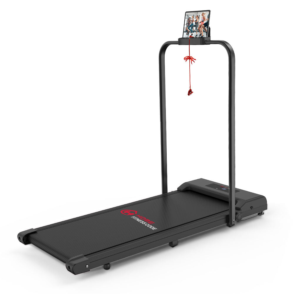 2 in 1 Folding Treadmill, Under Desk Treadmill, 1-10KM/H Walking Jogging Machine for Home Office