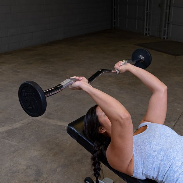 Body-Solid Tools Fixed Weight Ez-Curl Barbells