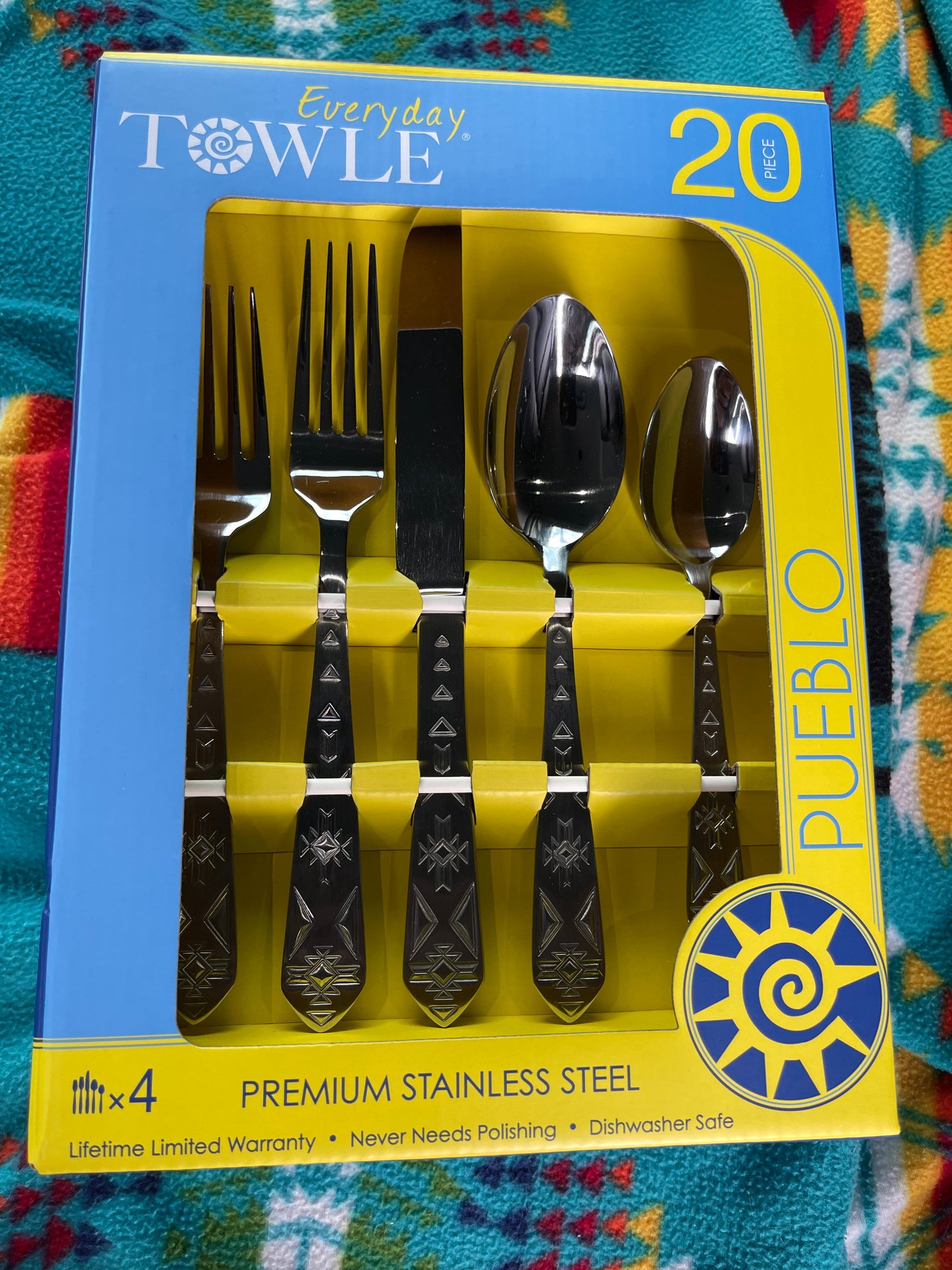 Aztec Silverware 20 pc set cutlery