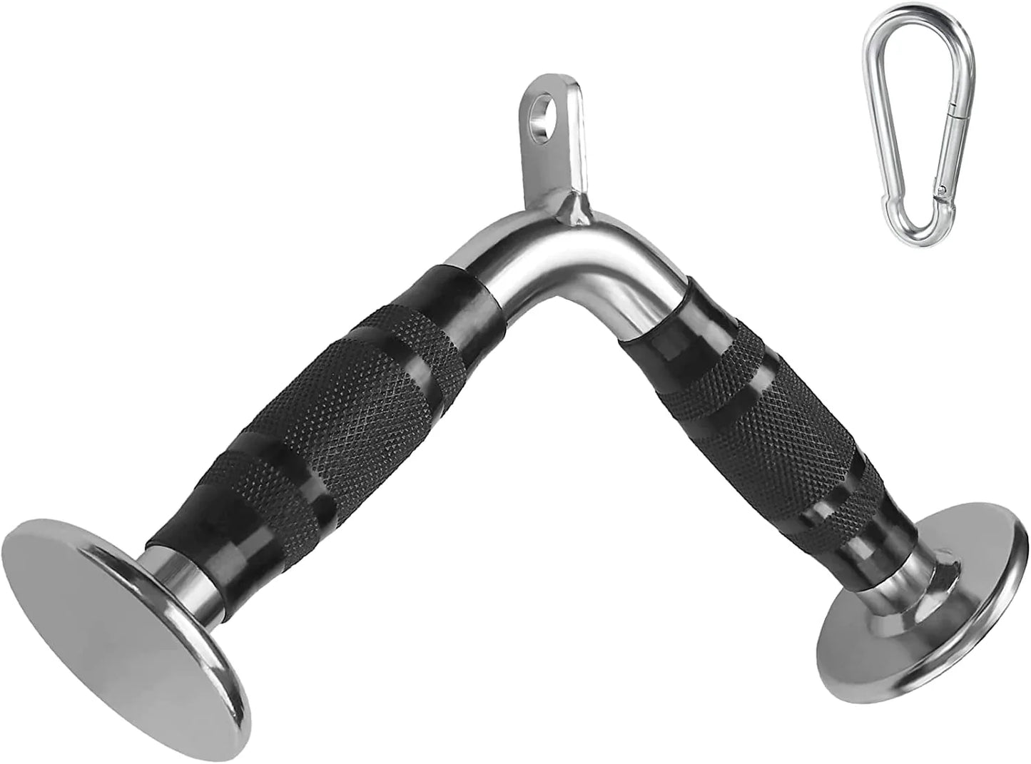 A2ZCARE Cable Machine Accessories for Weight Lifting, LAT Pull down Attachment V Handle, V-Shaped Bar, Tricep Rope, Rotating Straight Bar