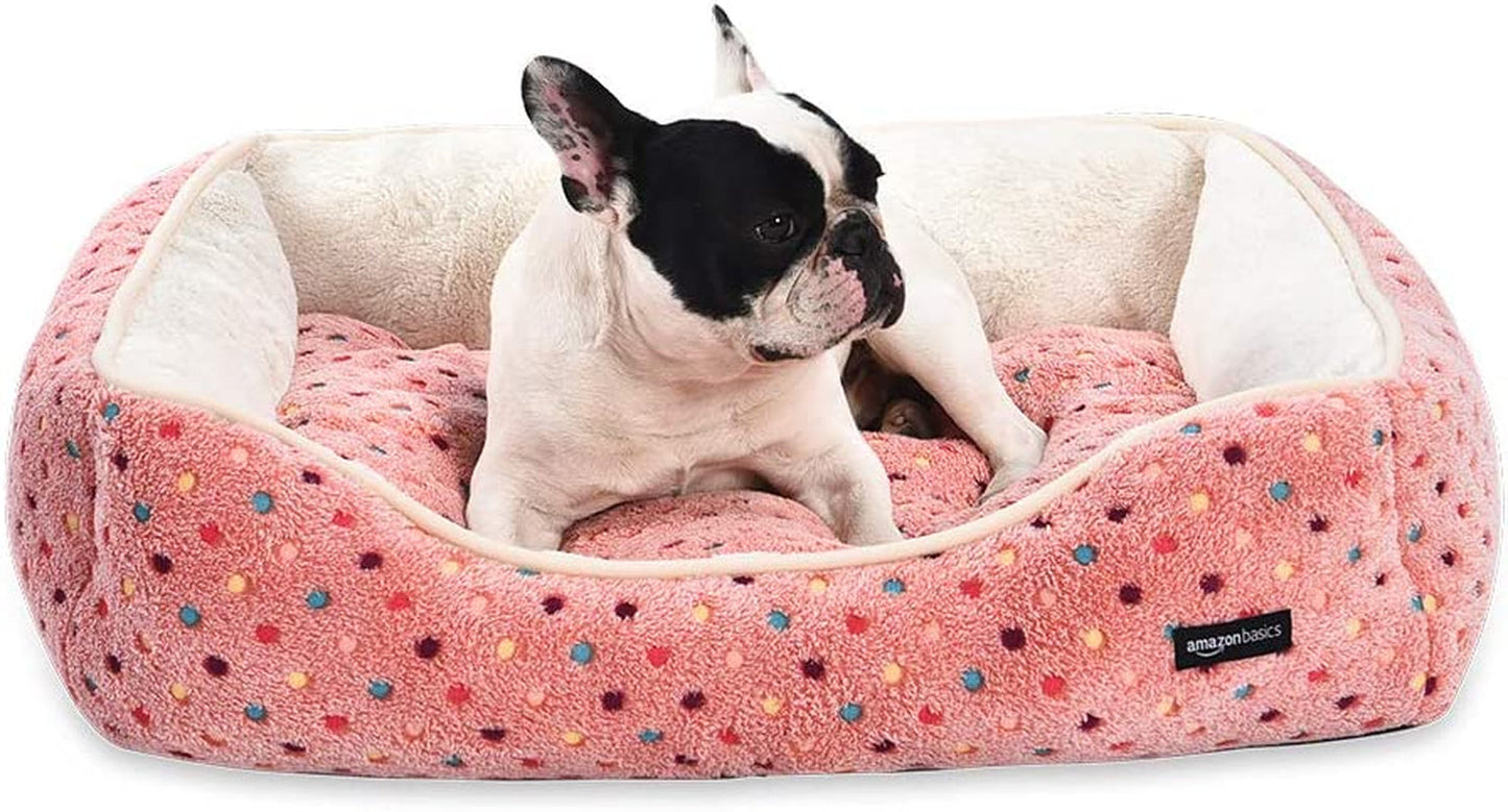 Amazonbasics Cuddler Pet Bed - Soft and Comforting - Medium, Grey