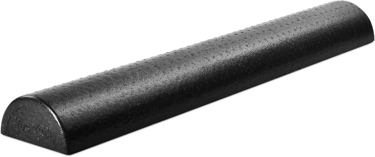 Yes4All High Density Half round Foam Roller Support Pain Relieved, Physical Therapy, Back, Leg and Muscle Restoration, 12", 18", 24", 36"