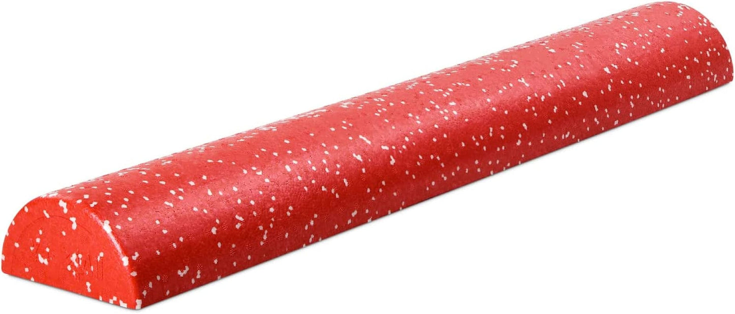 Yes4All High Density Half round Foam Roller Support Pain Relieved, Physical Therapy, Back, Leg and Muscle Restoration, 12", 18", 24", 36"