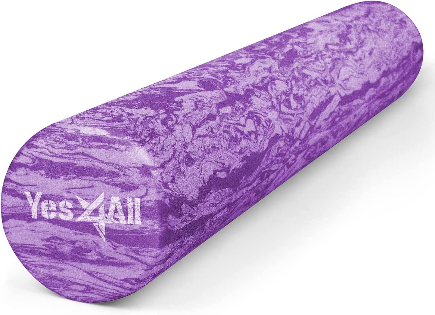 Yes4All Medium-Density round EVA Foam Roller 12", 18", 24", 36" for Back, Legs, Exercise, Deep Tissue, Physical Activities and Muscle Massage