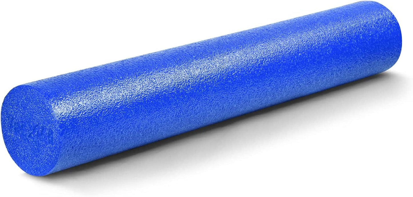 Yes4All Soft-Density round PE and Two-Layer Foam Roller 12", 18", 24", 36" for Back, Legs, Exercise, Deep Tissue and Muscle Massage