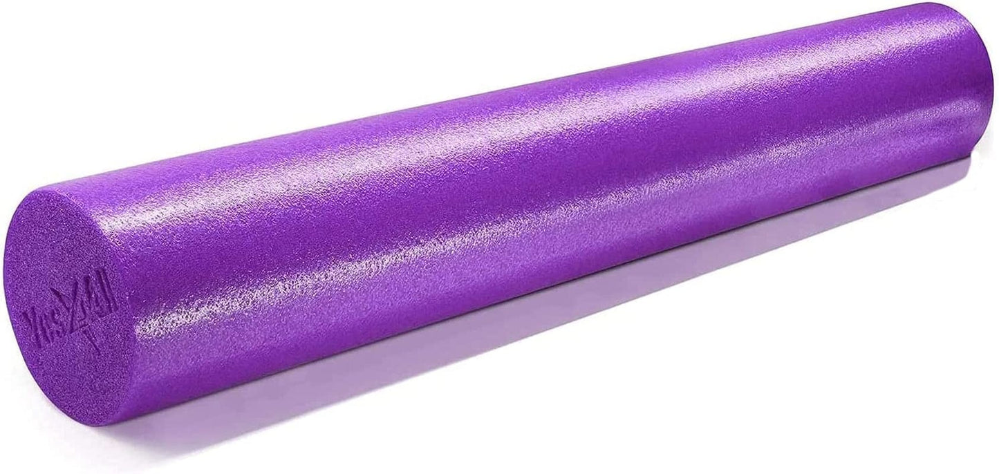 Yes4All Soft-Density round PE and Two-Layer Foam Roller 12", 18", 24", 36" for Back, Legs, Exercise, Deep Tissue and Muscle Massage