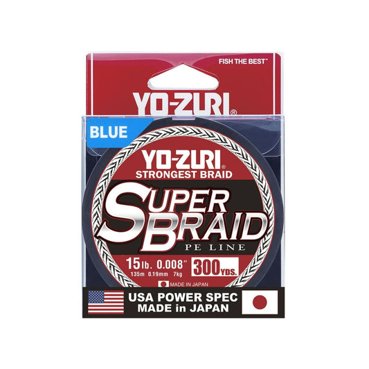 Blue 15LB 300YD Line Yo-Zuri Super Braid Spool