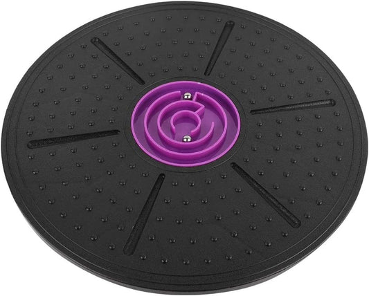 150Kg Load Bearing Yoga Balance Board Purple Labyrinth Disc Standing Balance Board Trainer with Ergonomic Design for Exercising Body Stability Balance Board Office Balance Board Office