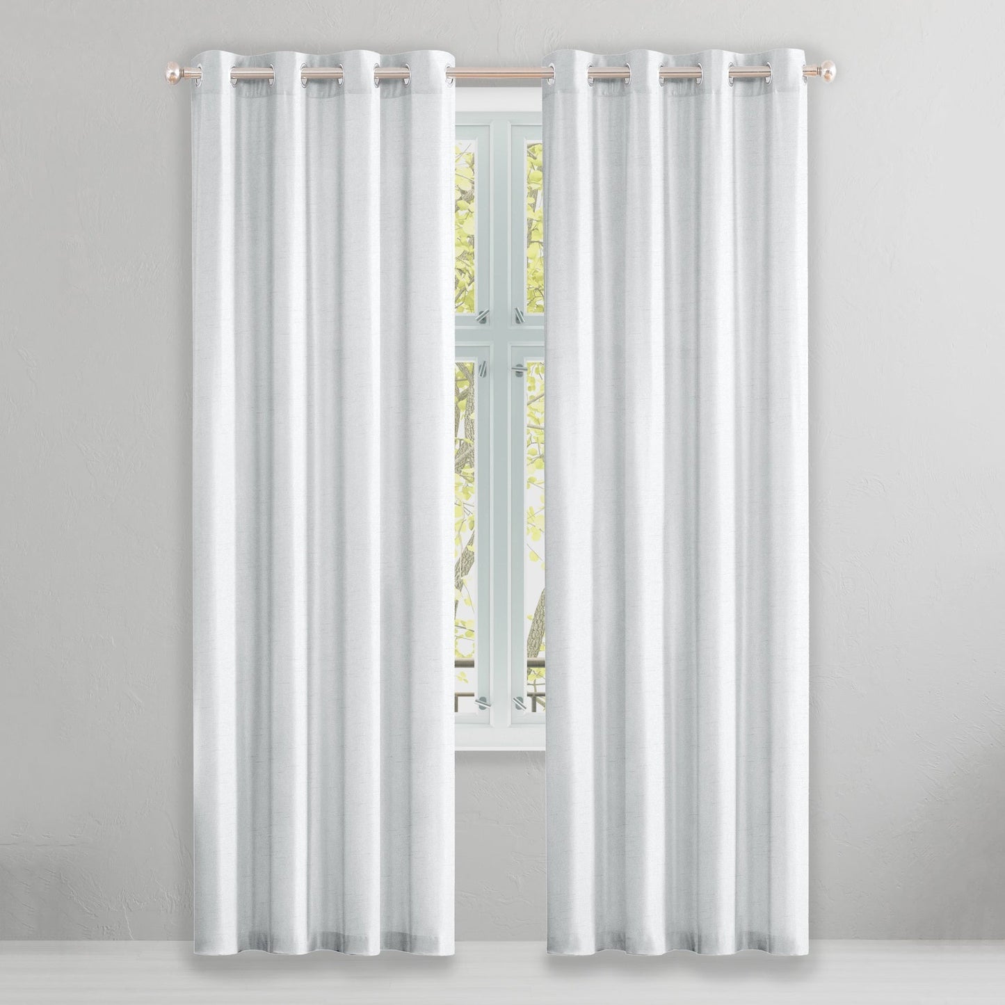 2-Piece Set: Solid Blackout Thermal Window Curtain Pair Panel