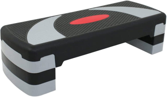 30 Inch Aerobic Stepper Adjust 4-6-8 Inch Indoor Cardio Step Fitness Exercise