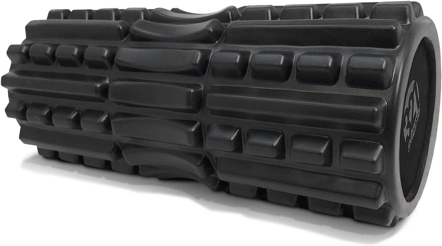 321 STRONG Foam Roller - Extra Firm High Density Deep Tissue Massager with Spinal Channel