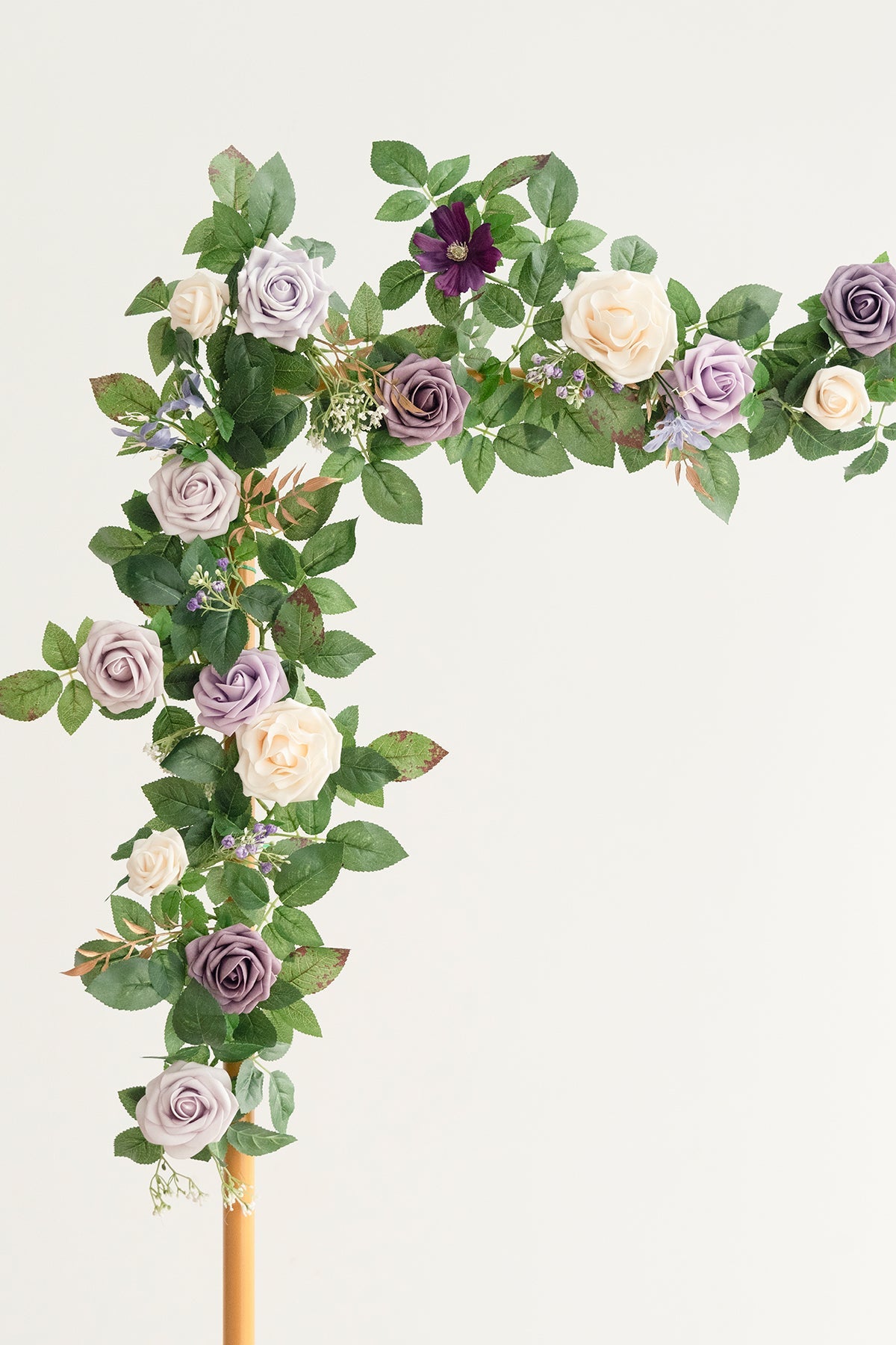 5ft Flower Garland in Lilac & Gold
