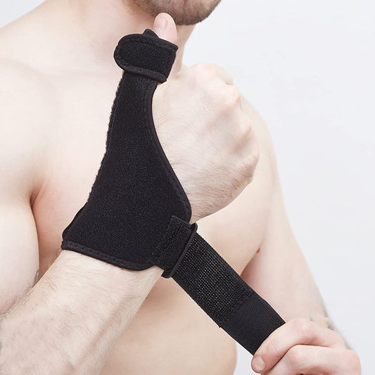 Thumb Wrist Brace 2Pcs Adjustable Unisex Hand Support Brace Compression Recovery Wrist Splint Gloves for Extra Support Carpal Tunnel Sprains Arthritis Tendonitis Tenosynovitis
