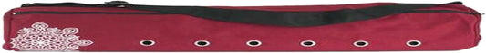 Black Temptation Pouch Yoga Canvas Mat Tote Bag Holder: Lightweight, Durable, Breathable[Red]