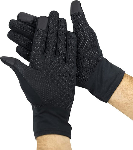 Vive Copper Arthritis Gloves - Full Hand Compression Touchscreen Finger - for Carpal Tunnel, Rheumatoid, Joint Pain, Infammation - Flexible Wrist and Thumb Pressure Relief for Typing - for Men, Women