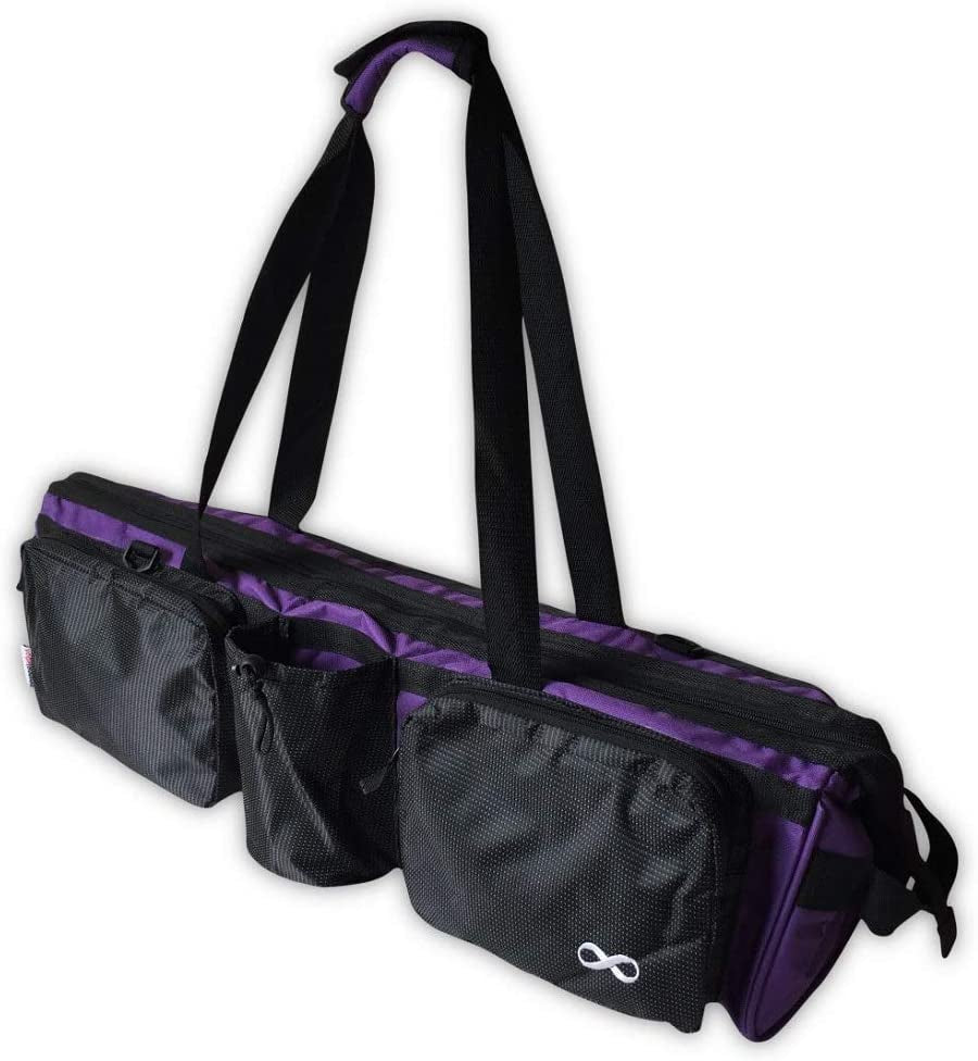 Yogaaddict Yoga Mat Tote Bag "Supreme" and Carriers with Pocket & Zipper, 30" Long, Extra Large, Fit Most Mat Size, Pilates, Gym, Compartment for Yoga Block, Easy Access