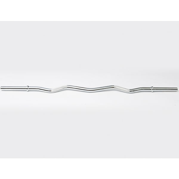 York Barbell Chrome Curl Bar w/ Fixed Inner Collars