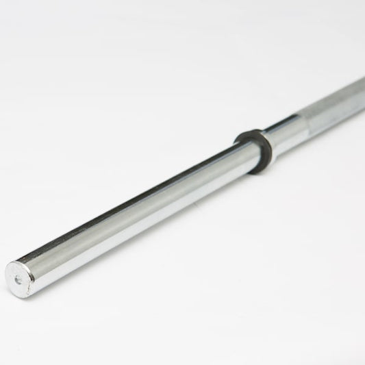 York Barbell Chrome Deluxe Weight Bar w/ Fixed Inner Collars
