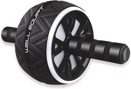 Ab Roller for Abs Workout - Ab Wheel Roller for Core Workouts - Exercise with Our Home Gym Workout Equipment for Men and Women - Includes Knee Pad - Well-Made, Rounded-Edges, Non-Slip