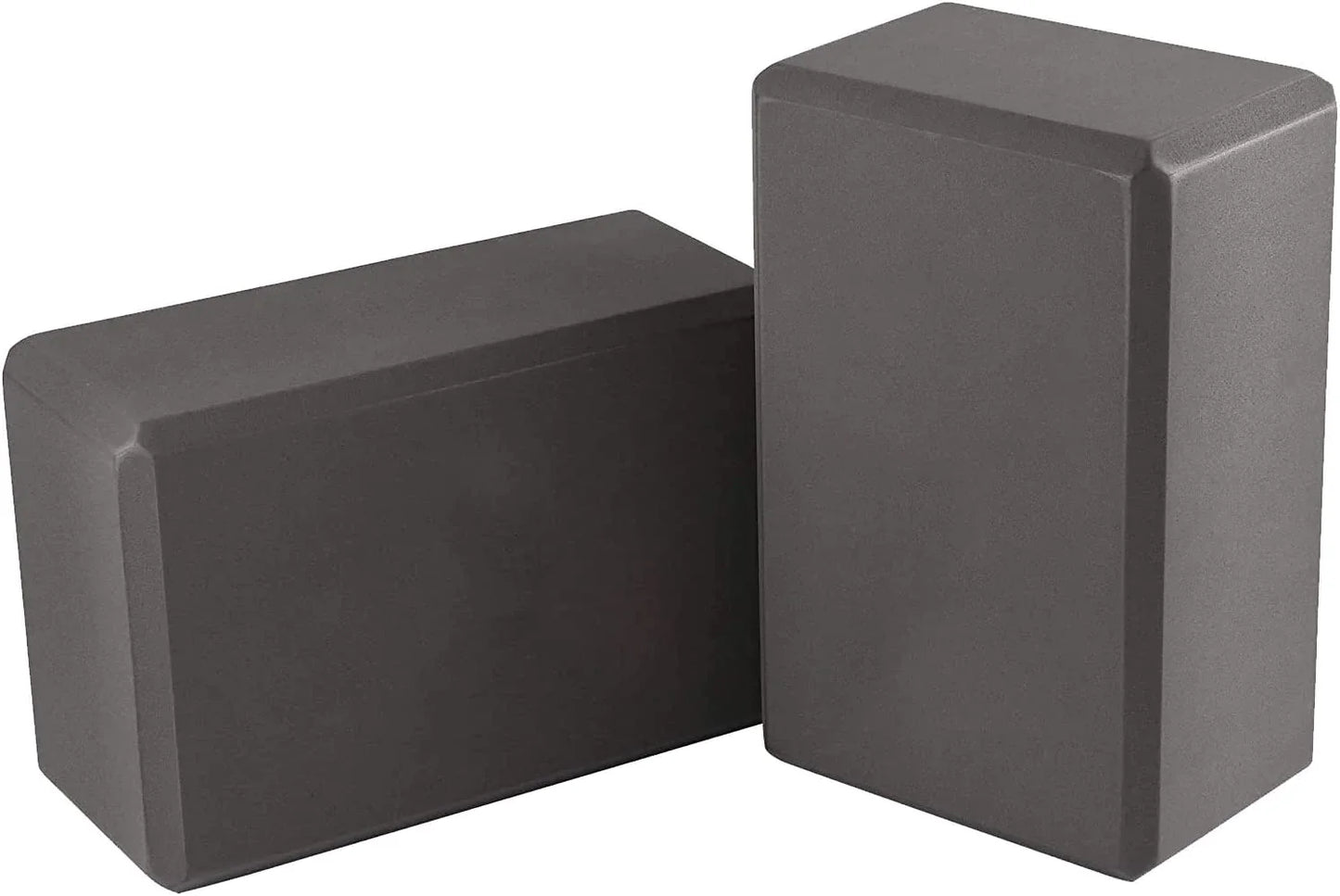 AW Direct Essential Yoga Blocks, High Density EVA Foam Supportive, Soft Non-Slip Surface for Yoga, Pilates, Meditation, Block to Support and Improve Poses and Flexibility