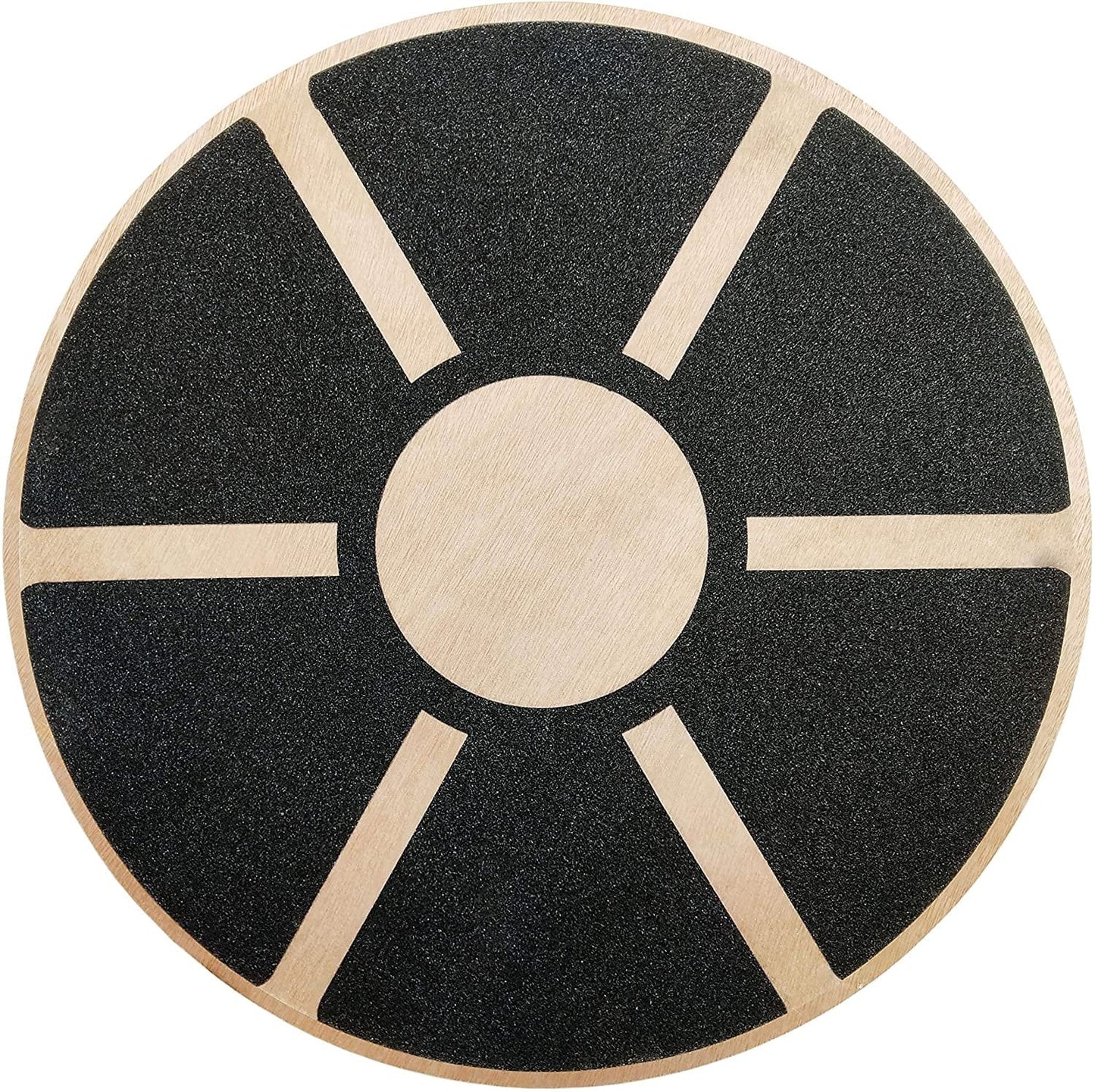Balancefrom Non-Slip Wooden Wobble Balance Board Core Trainer 15.55-Inch Diameter with 360 Rotation for Stability Training