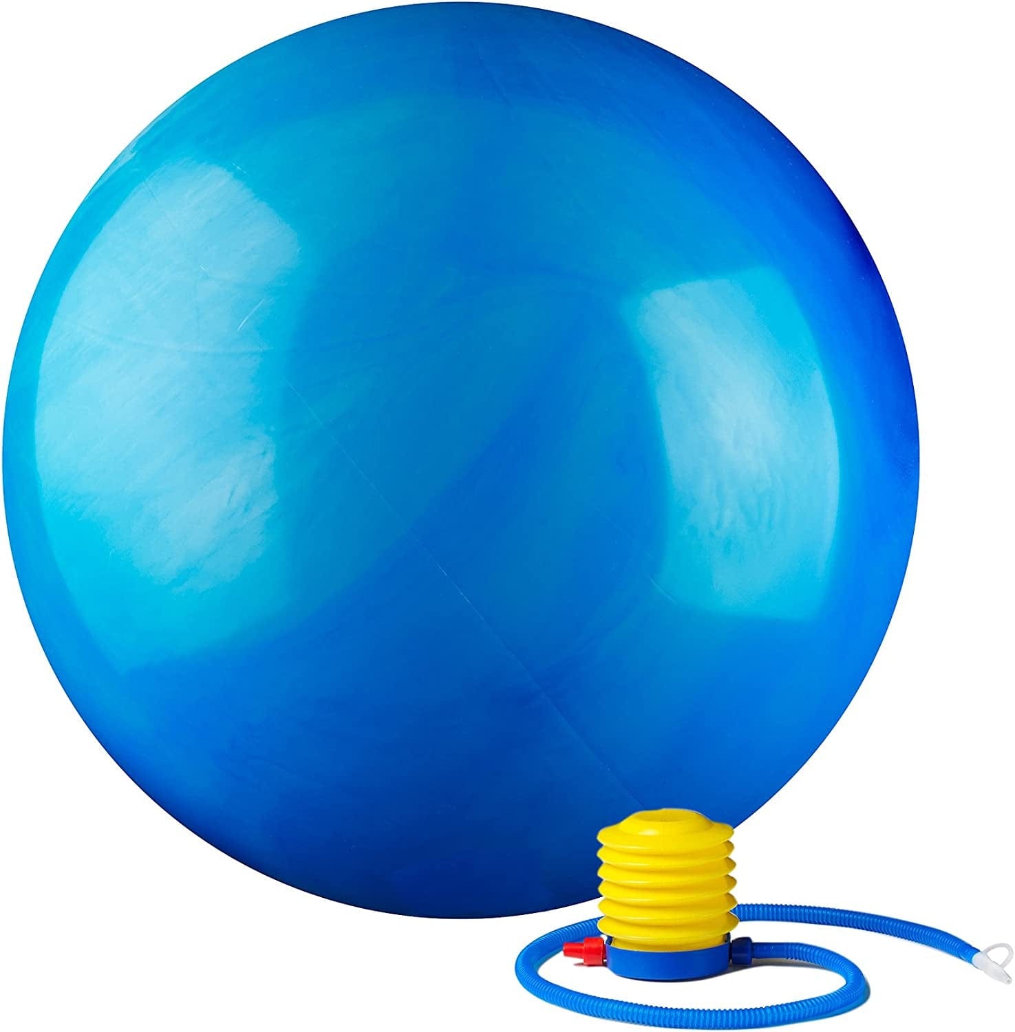 Black Mountain Products 2000Lbs Static Strength Multi Colored Stability Ball