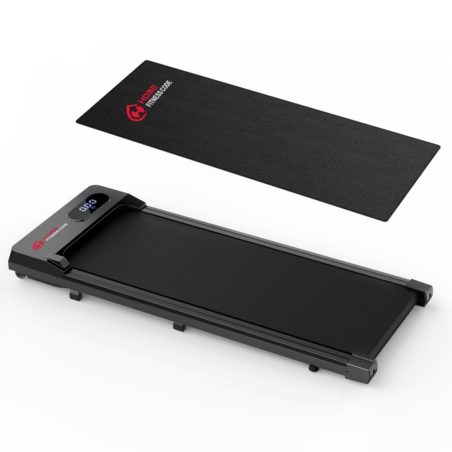 Under Desk Treadmill 1-6KM/H Walking Jogging Machine for Home Office with Folding Option
