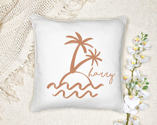 Timber Tinkers - Personalised Pillow Case | Boho Palm