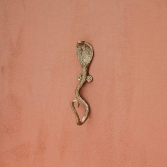Brass Dakota Snake Wall Hook
