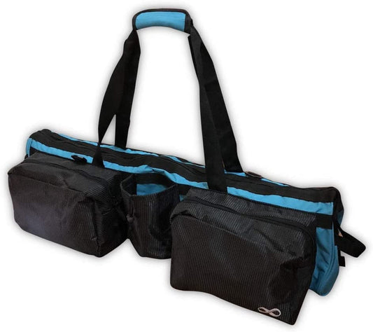 Yogaaddict Yoga Mat Tote Bag "Supreme" and Carriers with Pocket & Zipper, 30" Long, Extra Large, Fit Most Mat Size, Pilates, Gym, Compartment for Yoga Block, Easy Access