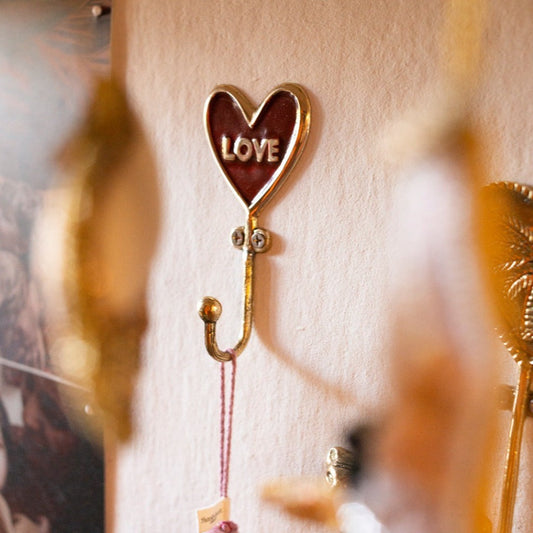 Brass Love Wall Hook