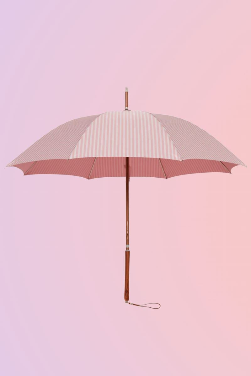 The Rain Umbrella Home Decor Business & Pleasure Co. Pink Stripe
