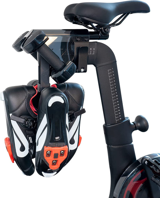 Trublifit Metal Shoe Hanger for Peloton Bike plus - Accessories for Peloton Bike+ - Does NOT Fit Original Peloton Bike - Holds 2 Pairs of Peloton Shoes