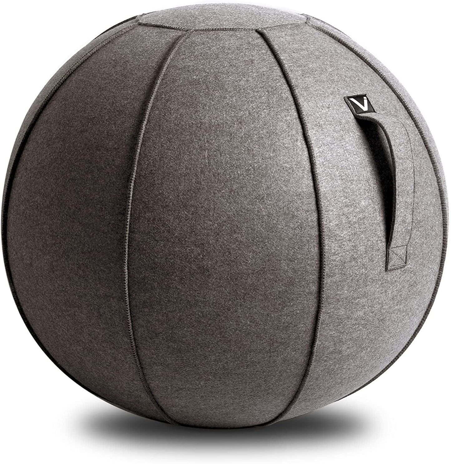 Vivora Luno Exercise Ball Chair, Felt, Standard Size (22 to 24 Inches), for Home Offices, Balance Training, Yoga Ball