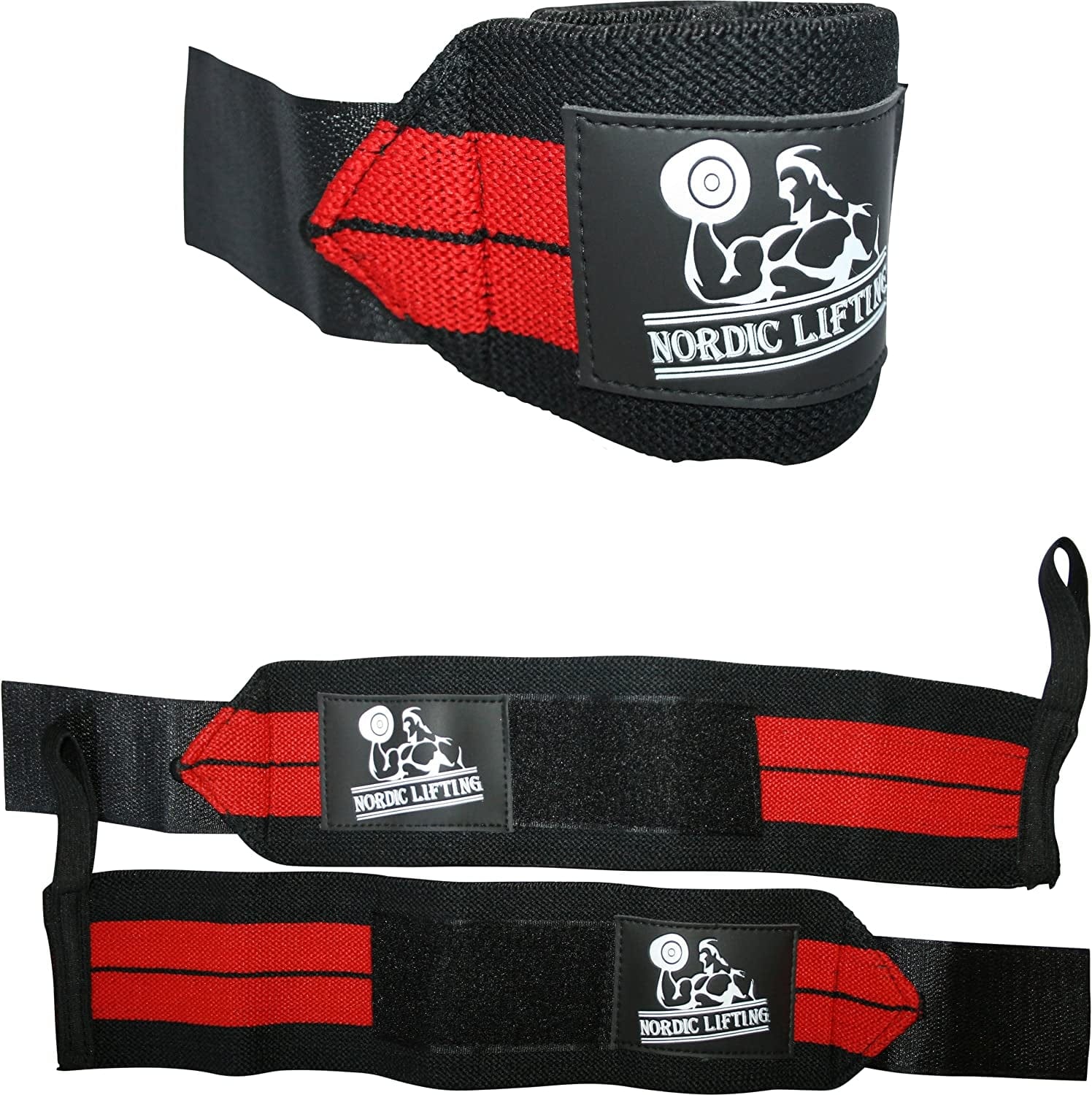 Wrist Wraps (1 Pair/2 Wraps) for Weightlifting/Cross Training/Powerlifting/Bodybuilding - for Women & Men - Premium Quality Equipment for the Absolutely Best Hand Strength & Support - 1 Year Warranty