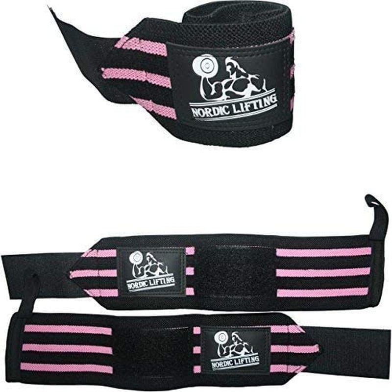 Wrist Wraps (1 Pair/2 Wraps) for Weightlifting/Cross Training/Powerlifting/Bodybuilding - for Women & Men - Premium Quality Equipment for the Absolutely Best Hand Strength & Support - 1 Year Warranty