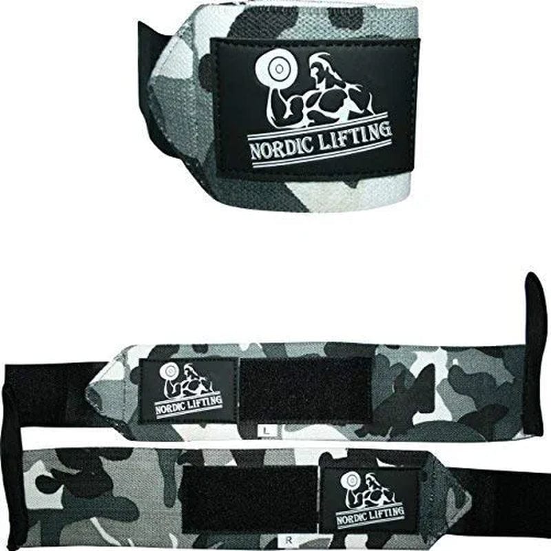 Wrist Wraps (1 Pair/2 Wraps) for Weightlifting/Cross Training/Powerlifting/Bodybuilding - for Women & Men - Premium Quality Equipment for the Absolutely Best Hand Strength & Support - 1 Year Warranty