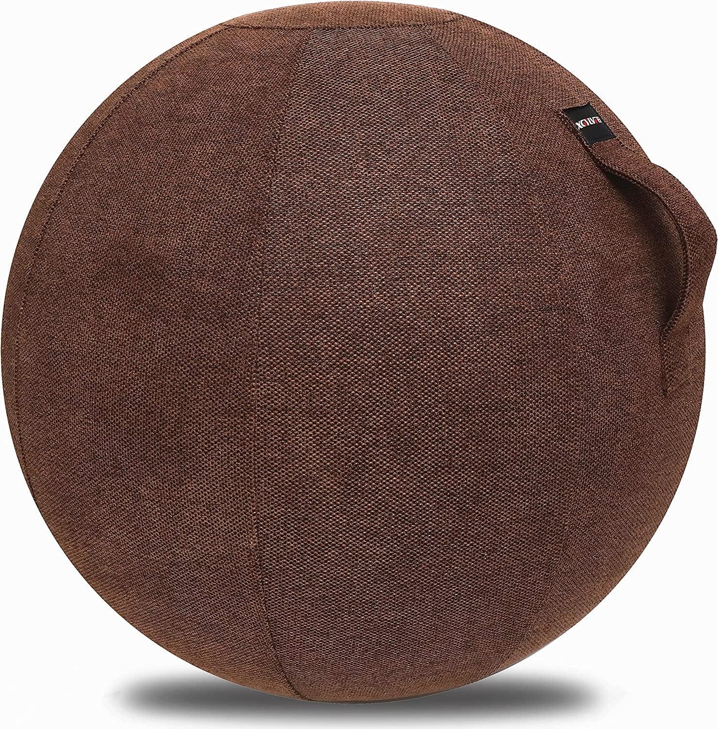 XGYLVFEI 65Cm Sitting Ball Chair for Office, Dorm, and Home, Pilates Exercise Yoga Ball with Cover, Lightweight Self-Standing Ergonomic Posture Activating Exercise Ball Solution with Handle and Pump