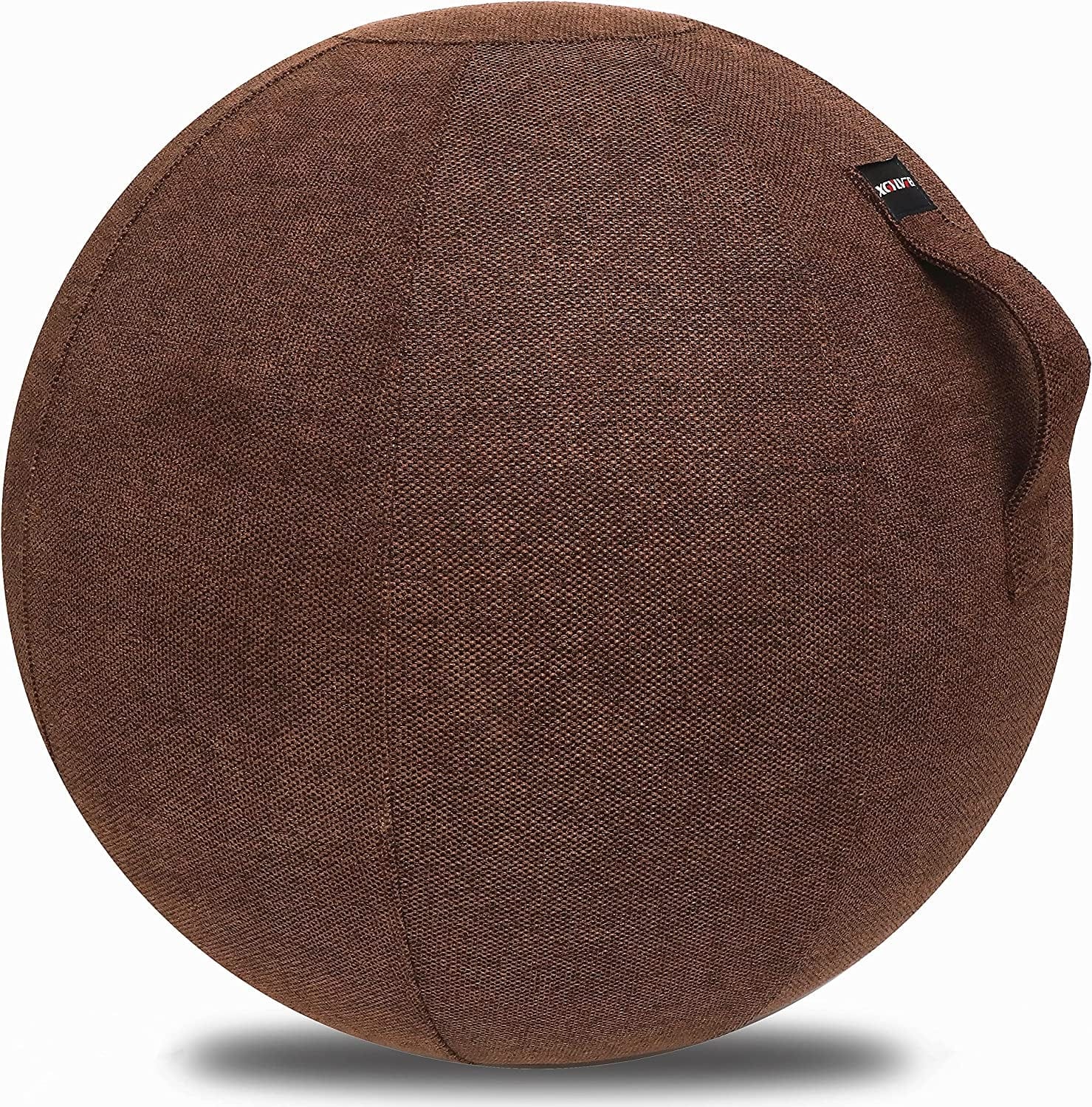 XGYLVFEI 65Cm Sitting Ball Chair for Office, Dorm, and Home, Pilates Exercise Yoga Ball with Cover, Lightweight Self-Standing Ergonomic Posture Activating Exercise Ball Solution with Handle and Pump