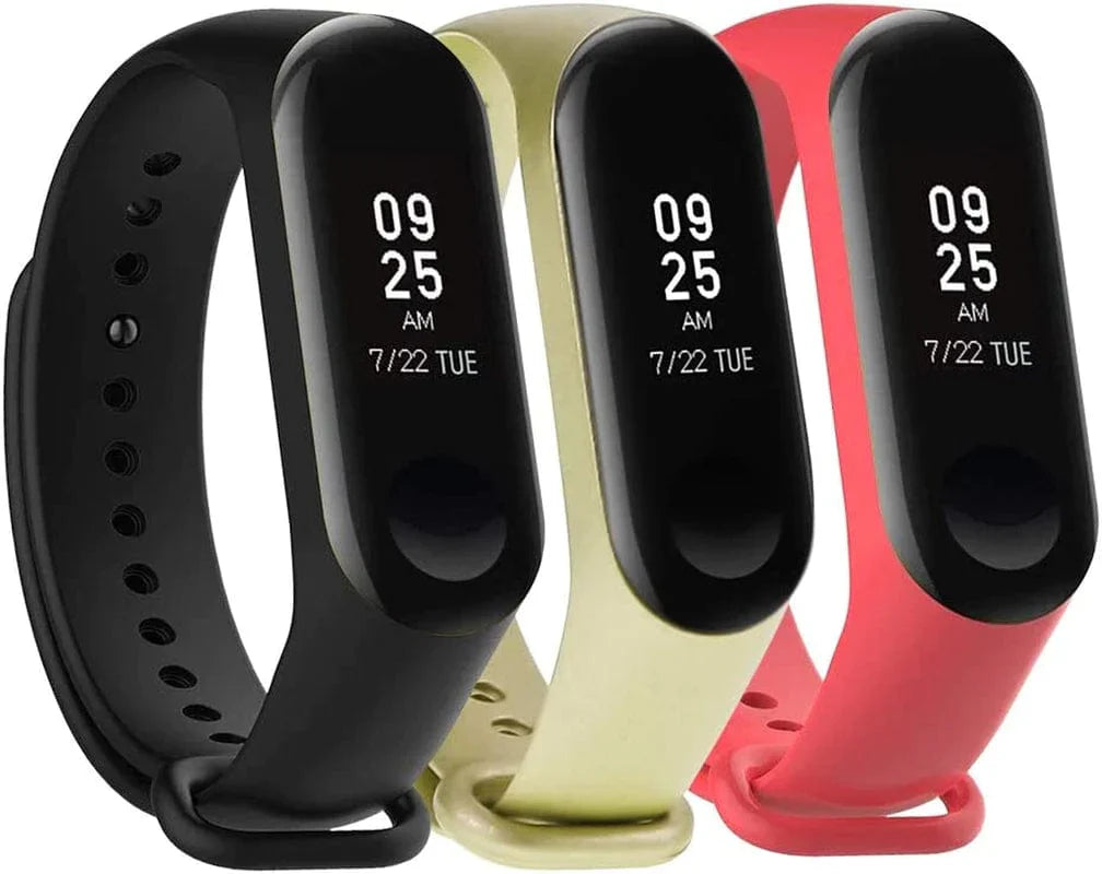 Ybludiy Mi Band 4 Strap,Soft Bands for Xiaomi Mi Band 4 Strap/Xiaomi Mi Band 3 Strap,Colorful Wristbands Replacement Accessories Straps Bracelets for Mi Band 4 Strap