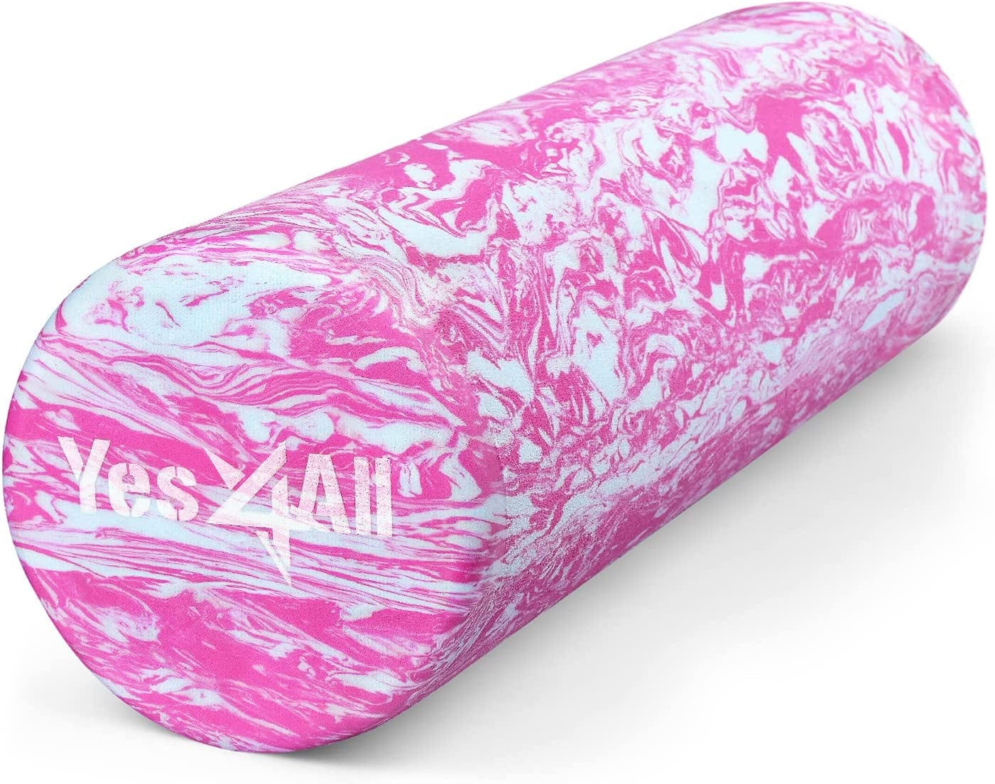 Yes4All Medium-Density round EVA Foam Roller 12", 18", 24", 36" for Back, Legs, Exercise, Deep Tissue, Physical Activities and Muscle Massage