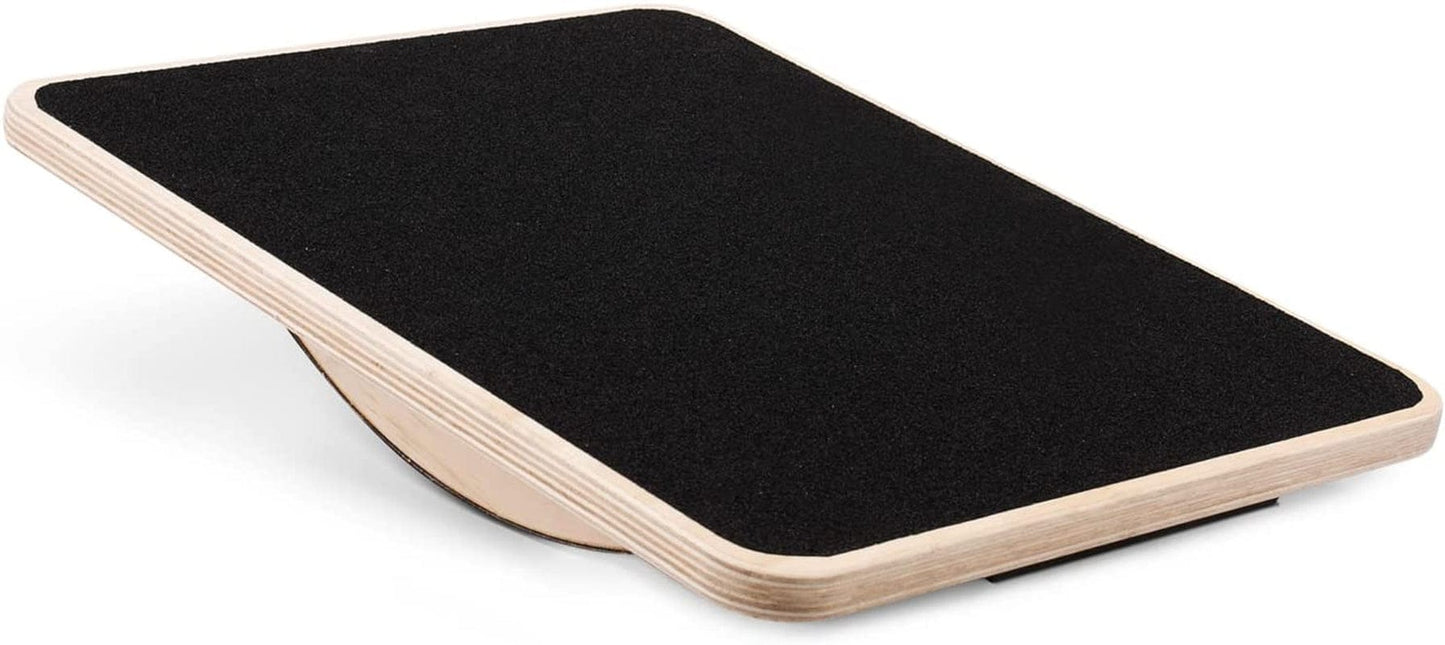 Yes4All Professional Rocker Balance Board for Physical Therapy - 17.5” Rocker Board, Rocker Wooden Balance Board for Standing Desk & Rehabilitation Exercises, Support up to 350Lbs
