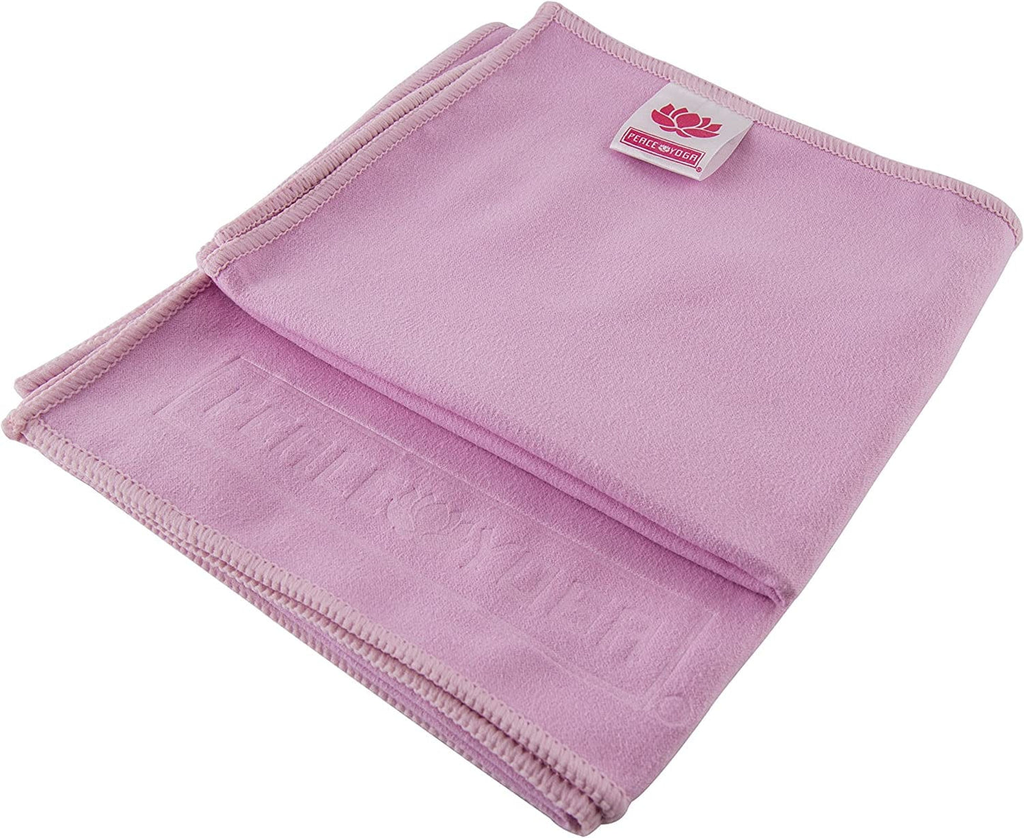 Yoga Sport Non Slip Suede Exercise Towels, 2 Pack