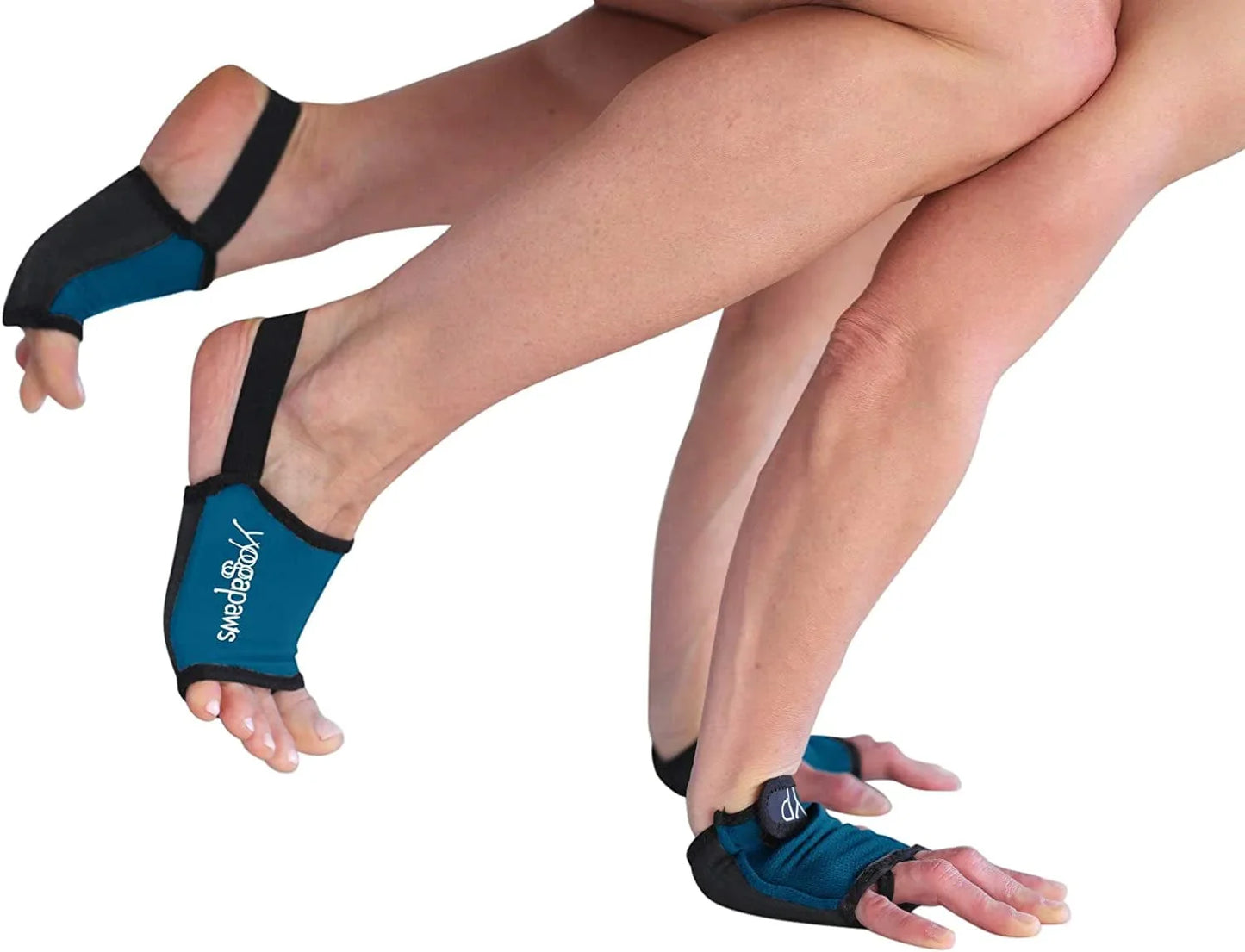 Yogapaws Elite Padded Non Slip Yoga Gloves and Yoga Socks for Women and Men
