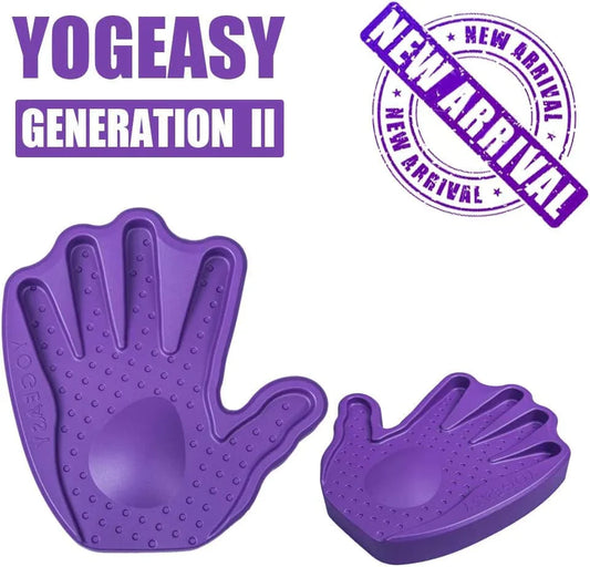 YOGEASY Yoga Blocks 2 Pack, Supportive & Lightweight, Soft Non-Slip Surface for Yoga, Pilates, Push-Up(7.5")